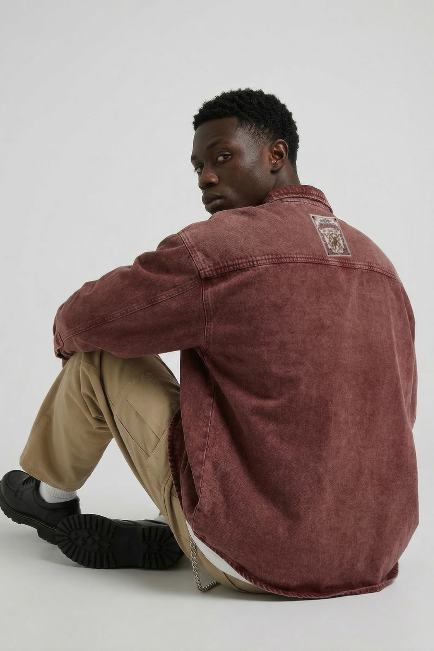 Denim Full Sleeves Shirt Urban Monkey®
