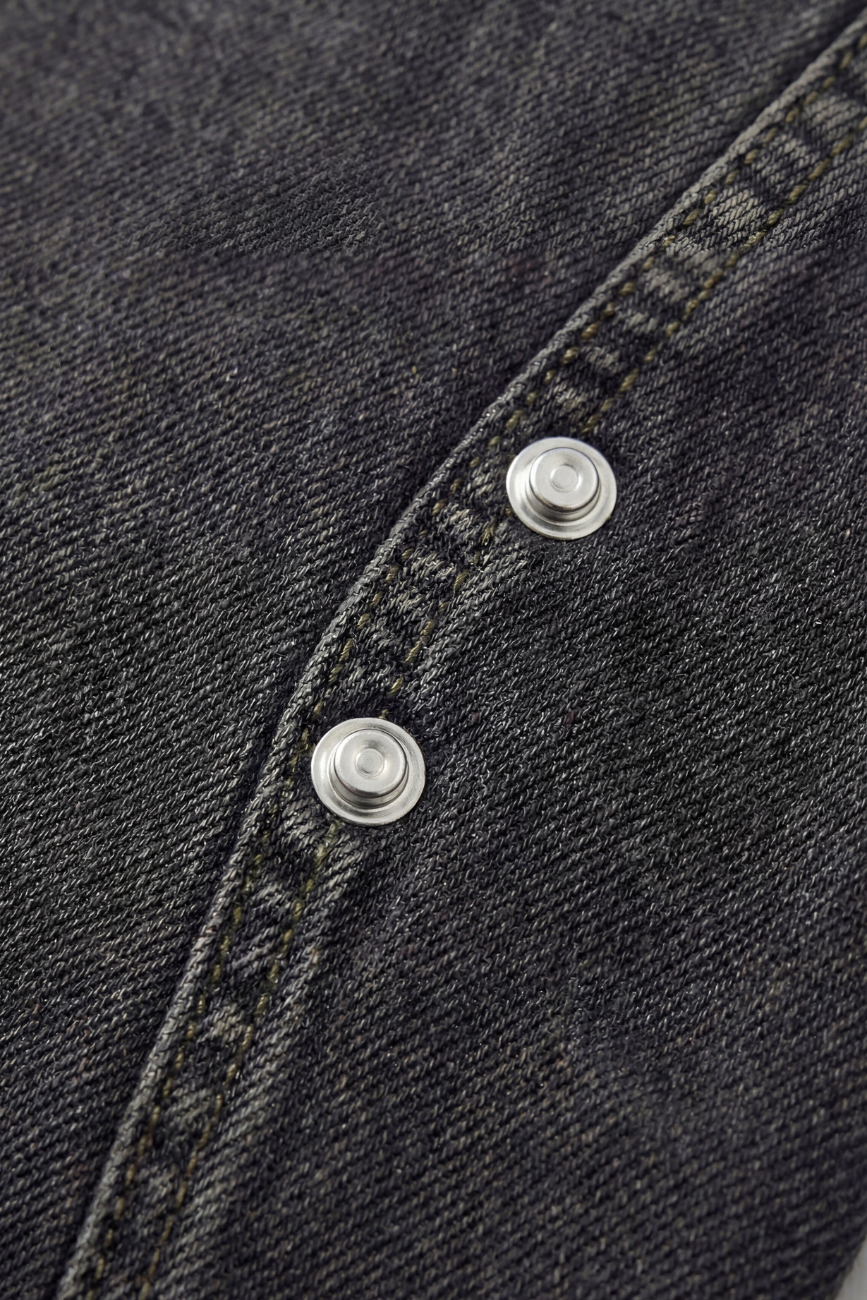 Oxidized Relaxed Rivet Denim // Black Urban Monkey®