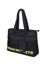 Puffer Shoulder Bag // Neon On Black Urban Monkey®