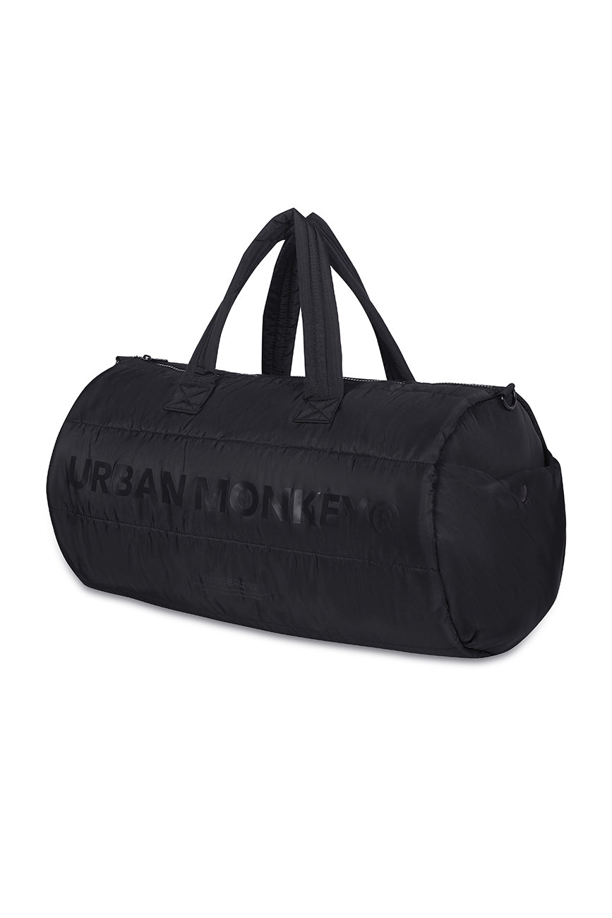 Puffer Duffle Bag // Black On Black Urban Monkey®