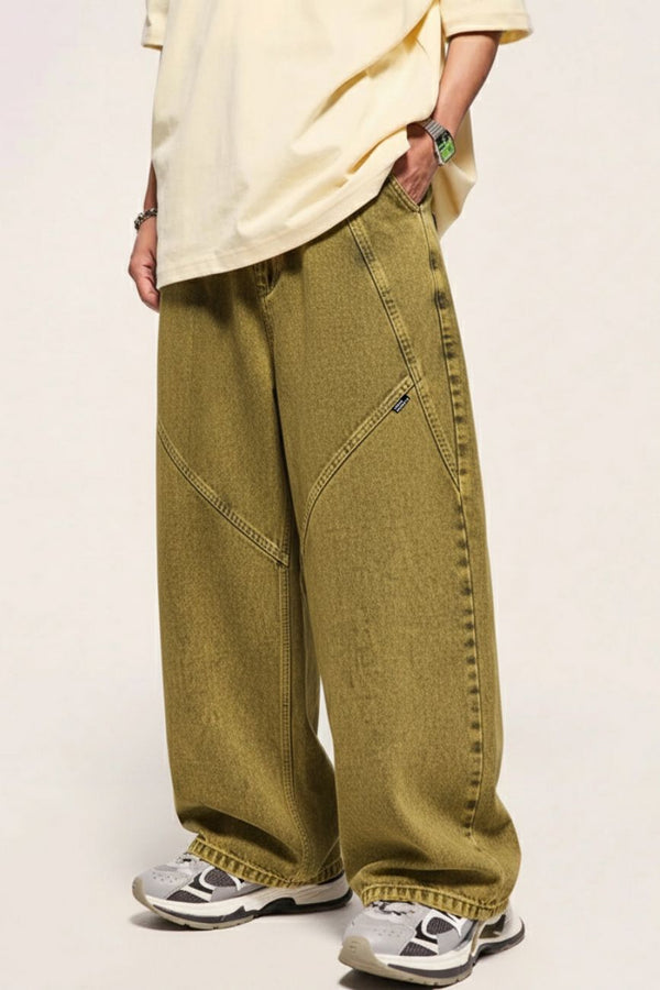 Vintage Cut and Sew Denims // Faded Olive