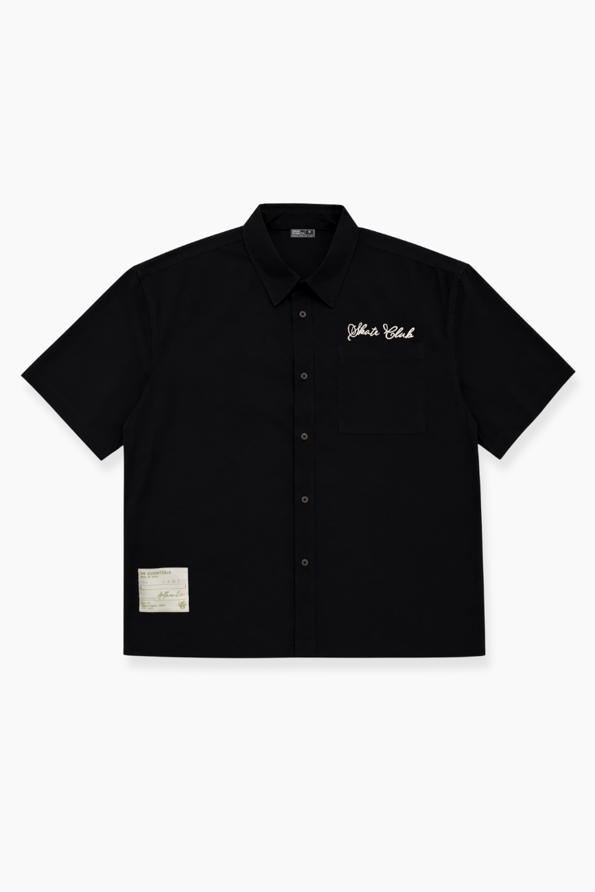 Le Classique Boxy Shirt // Black Urban Monkey®