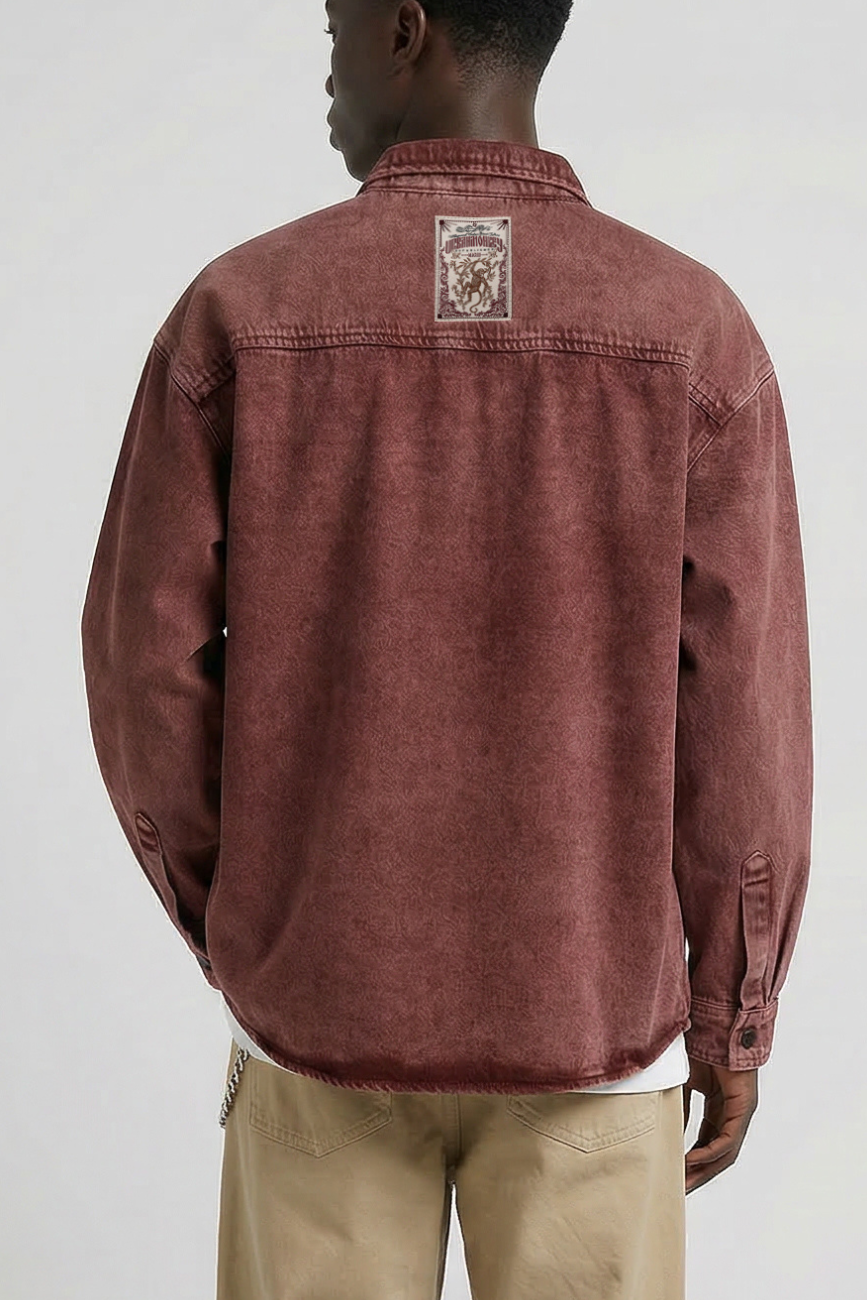 Denim Full Sleeves Shirt Urban Monkey®