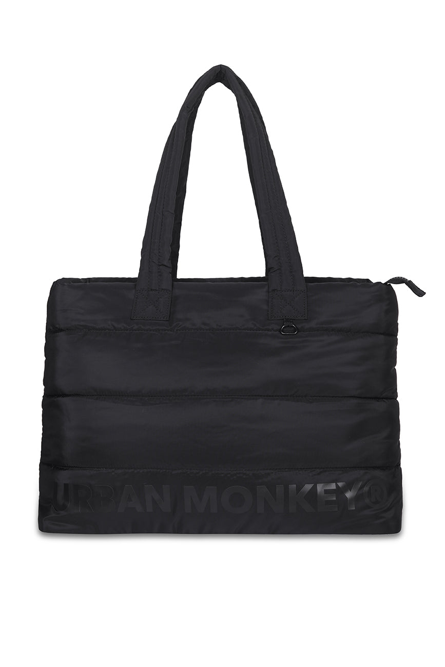 Puffer Shoulder Bag // Black On Black Urban Monkey®