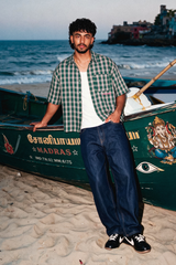 Macha Madras // Short Sleeve Boxy Shirt Urban Monkey®