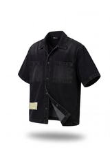 Denim Short Sleeves Shirt Urban Monkey®