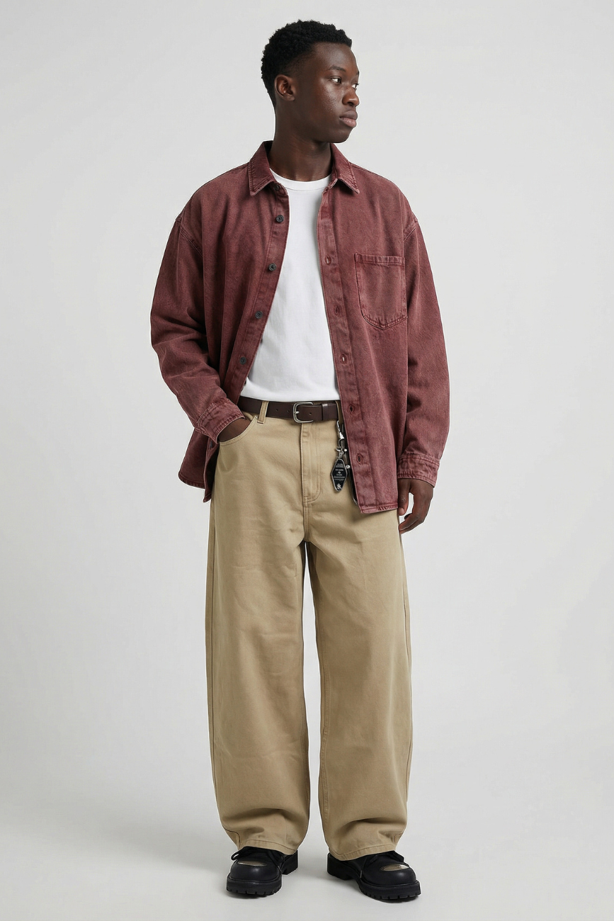 Denim Full Sleeves Shirt Urban Monkey®