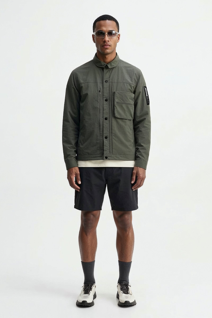 Urban Monkey The Commuter JK02 Jacket – Olive Ripstop Nylon