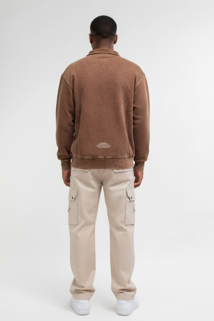 Old Money Sweatshirt // Mocha Urban Monkey®