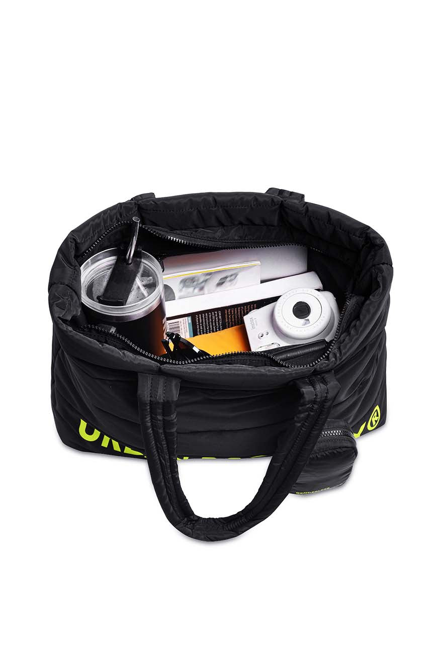 Puffer Shoulder Bag // Neon On Black Urban Monkey®