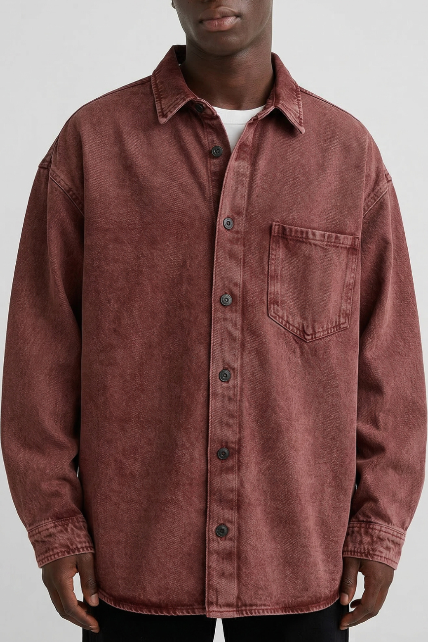 Denim Full Sleeves Shirt Urban Monkey®