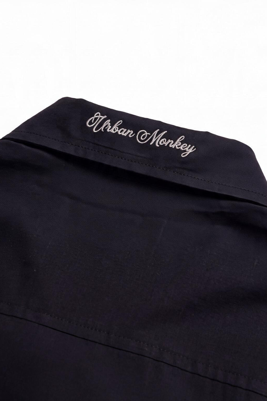 Le Classique Boxy Shirt // Black Urban Monkey®