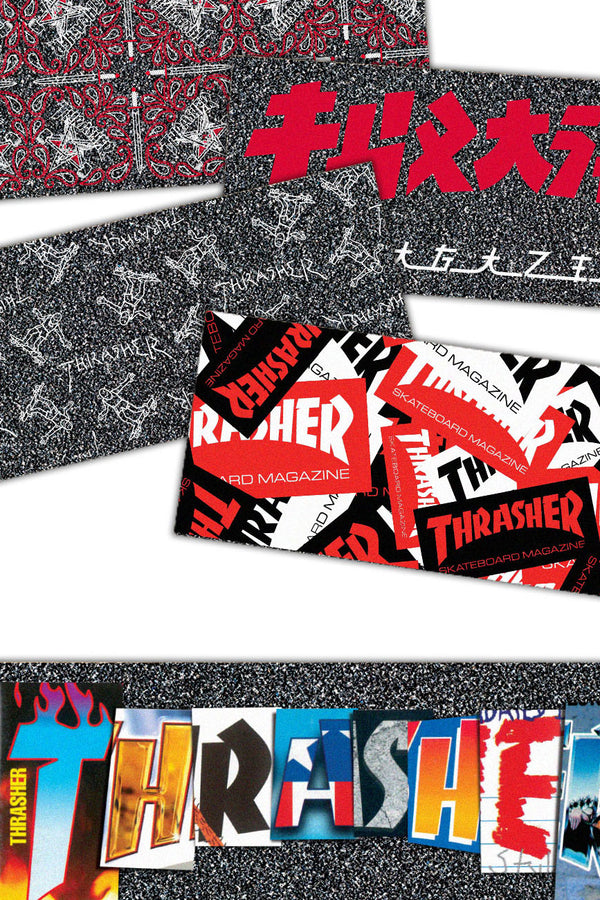 Thrasher Grip Strips Grip Tape 9in x 3.25in Graphic Mob (single)