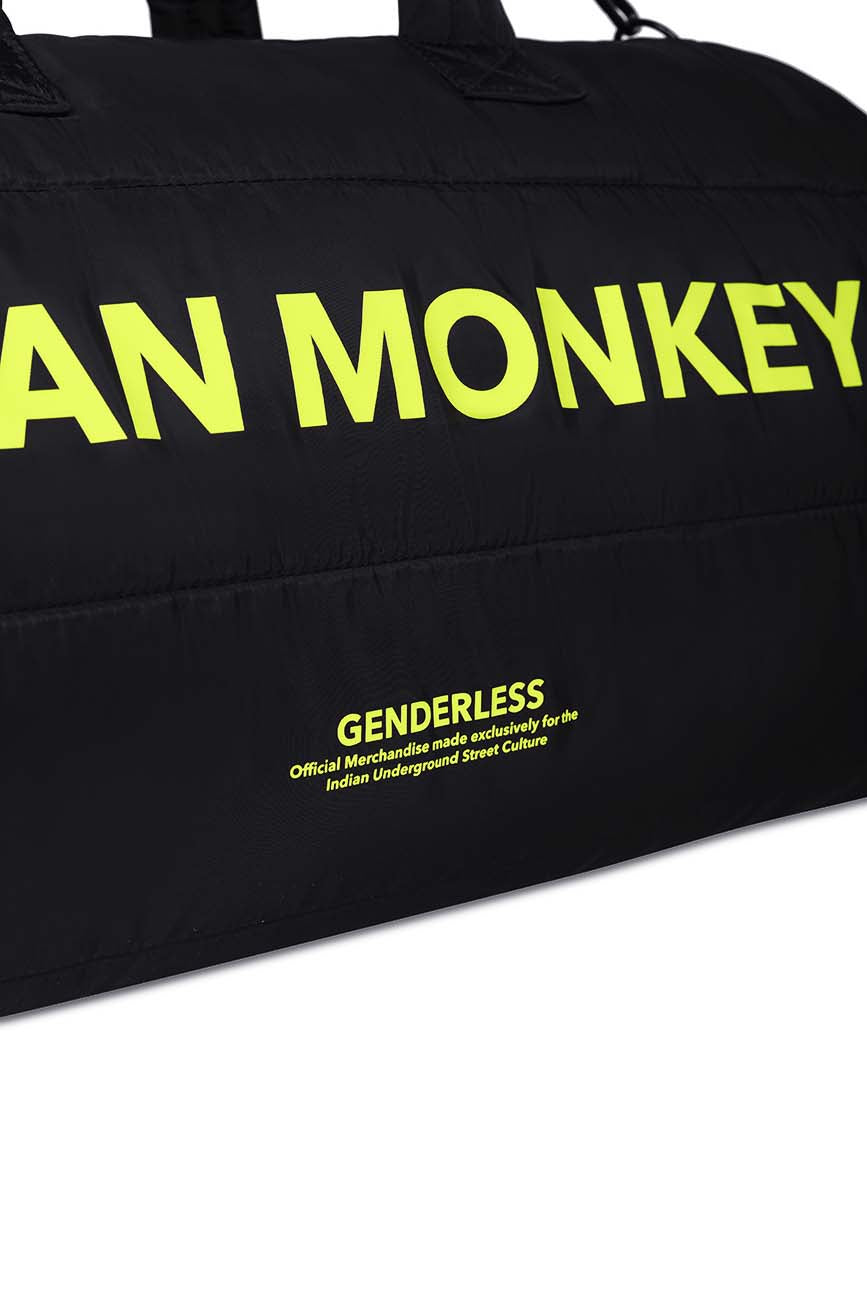 Puffer Duffle Bag // Neon On Black Urban Monkey®