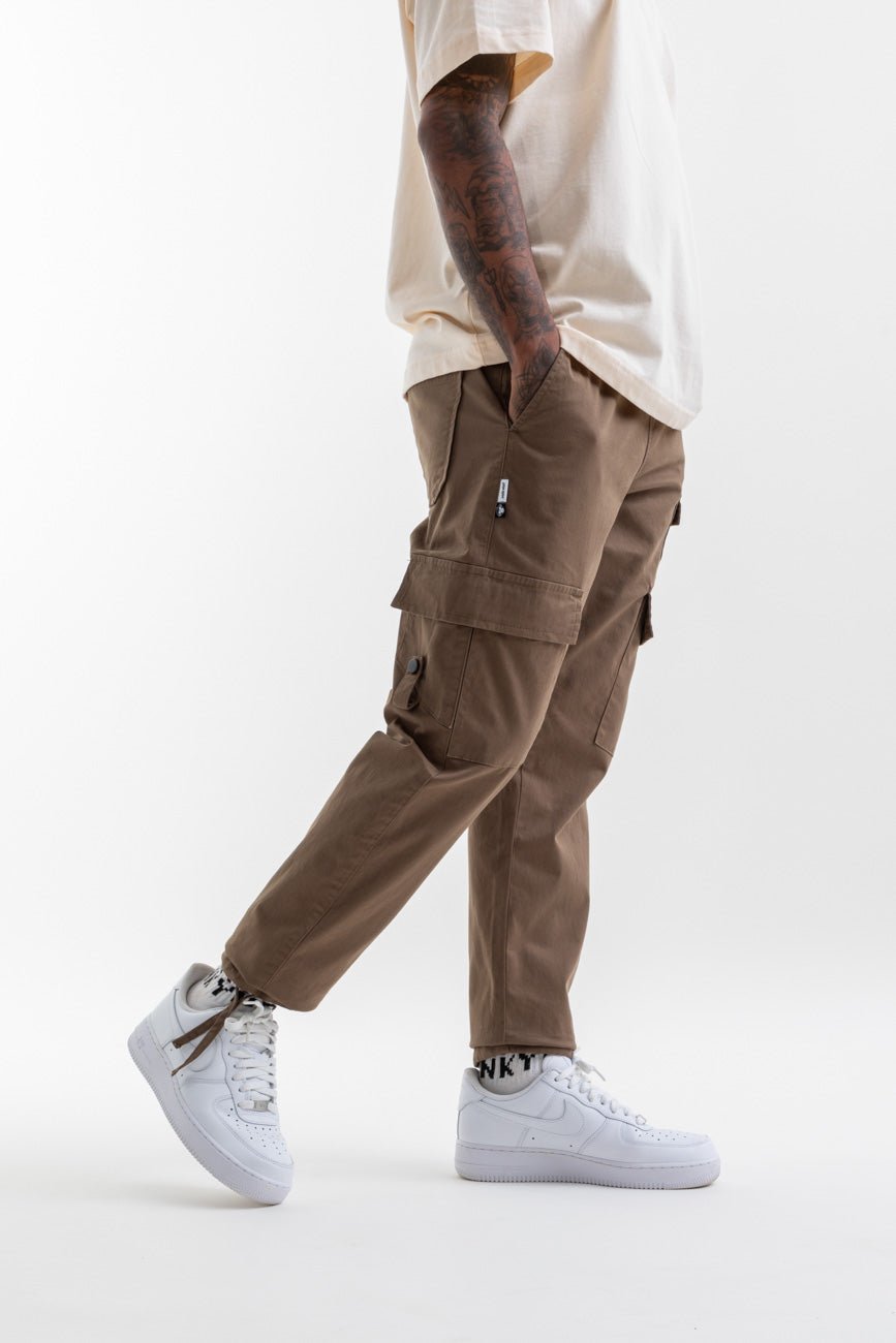 mame☆Cotton Nylon Tucked Cargo Trousers