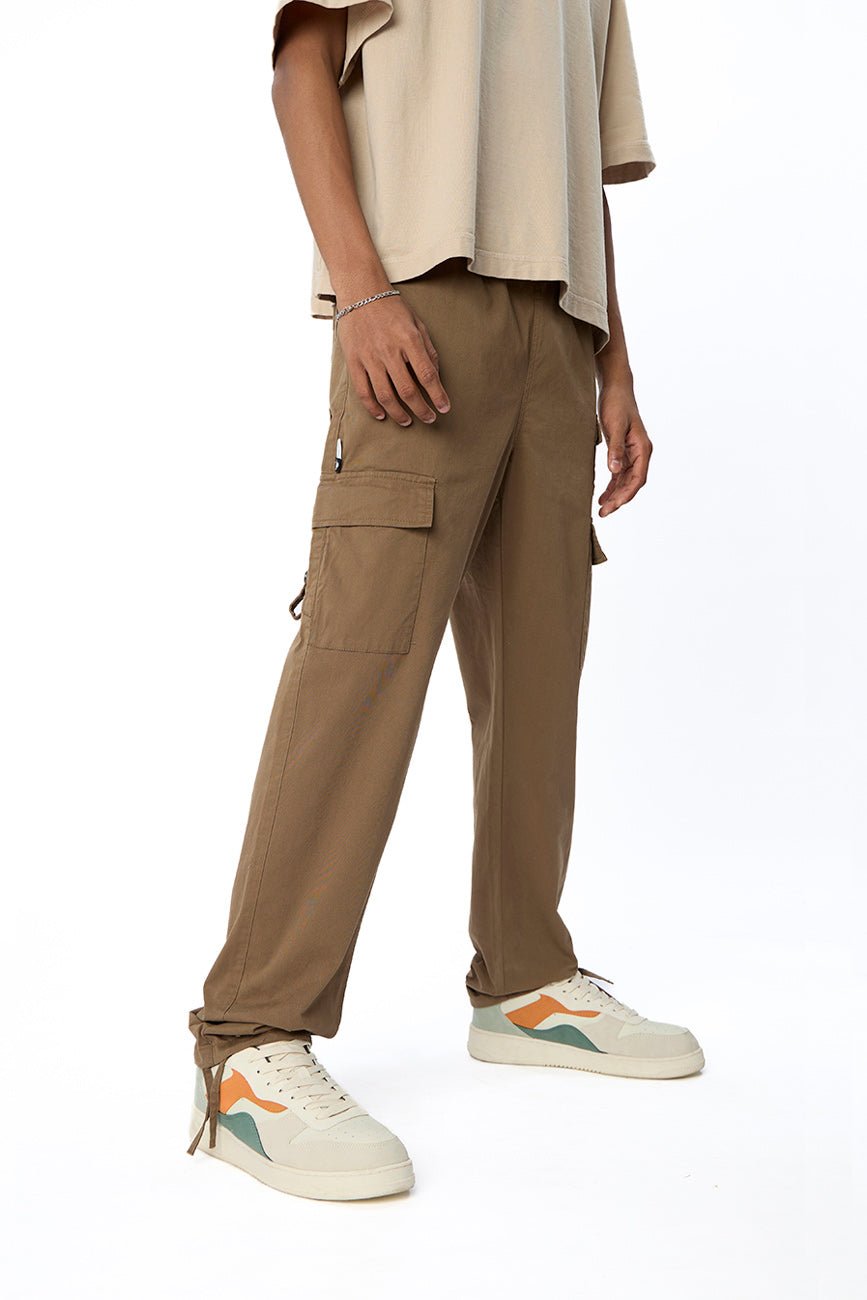 9 Pocket Cargo Pants // Khaki - Urban Monkey® - UM24A_CRG_002_S/28
