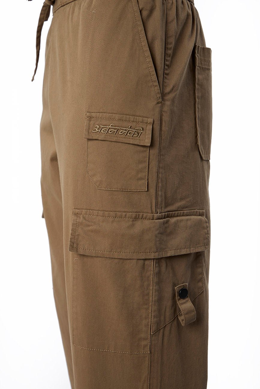 9 Pocket Cargo Pants // Khaki - Urban Monkey® - UM24A_CRG_002_S/28