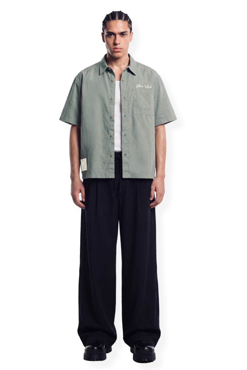 Le Classique Boxy Shirt // Sage Green Urban Monkey®