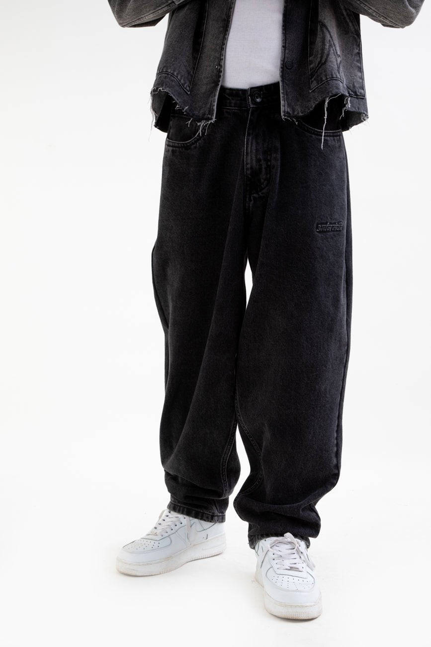 90’s Skater Jeans // Black - Urban Monkey® - UM24A_DE_008_S