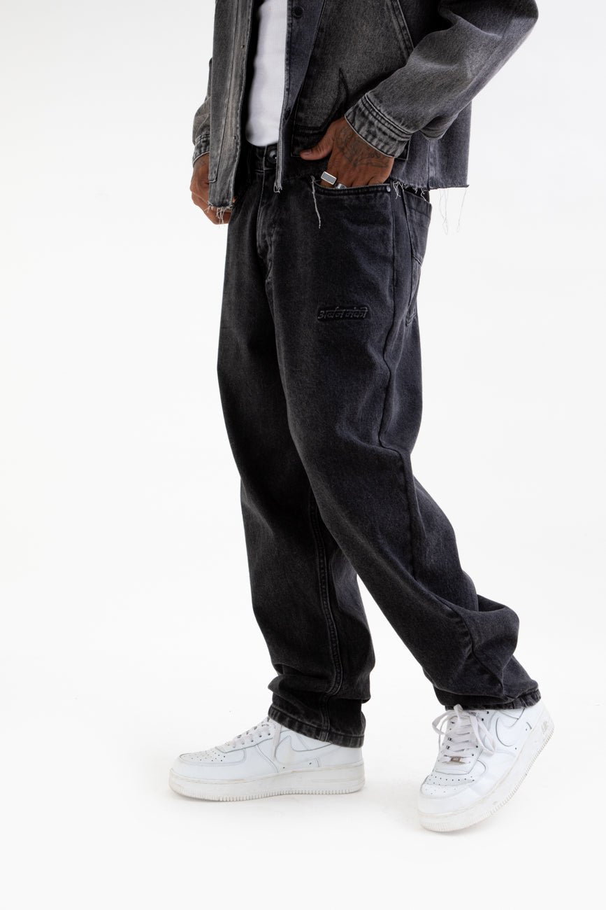 90’s Skater Jeans // Black - Urban Monkey® - UM24A_DE_008_S