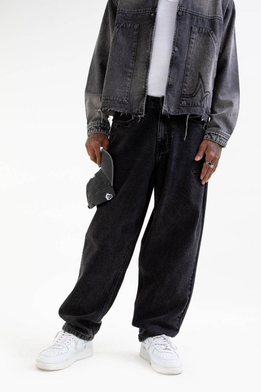 90’s Skater Jeans // Black - Urban Monkey® - UM24A_DE_008_S