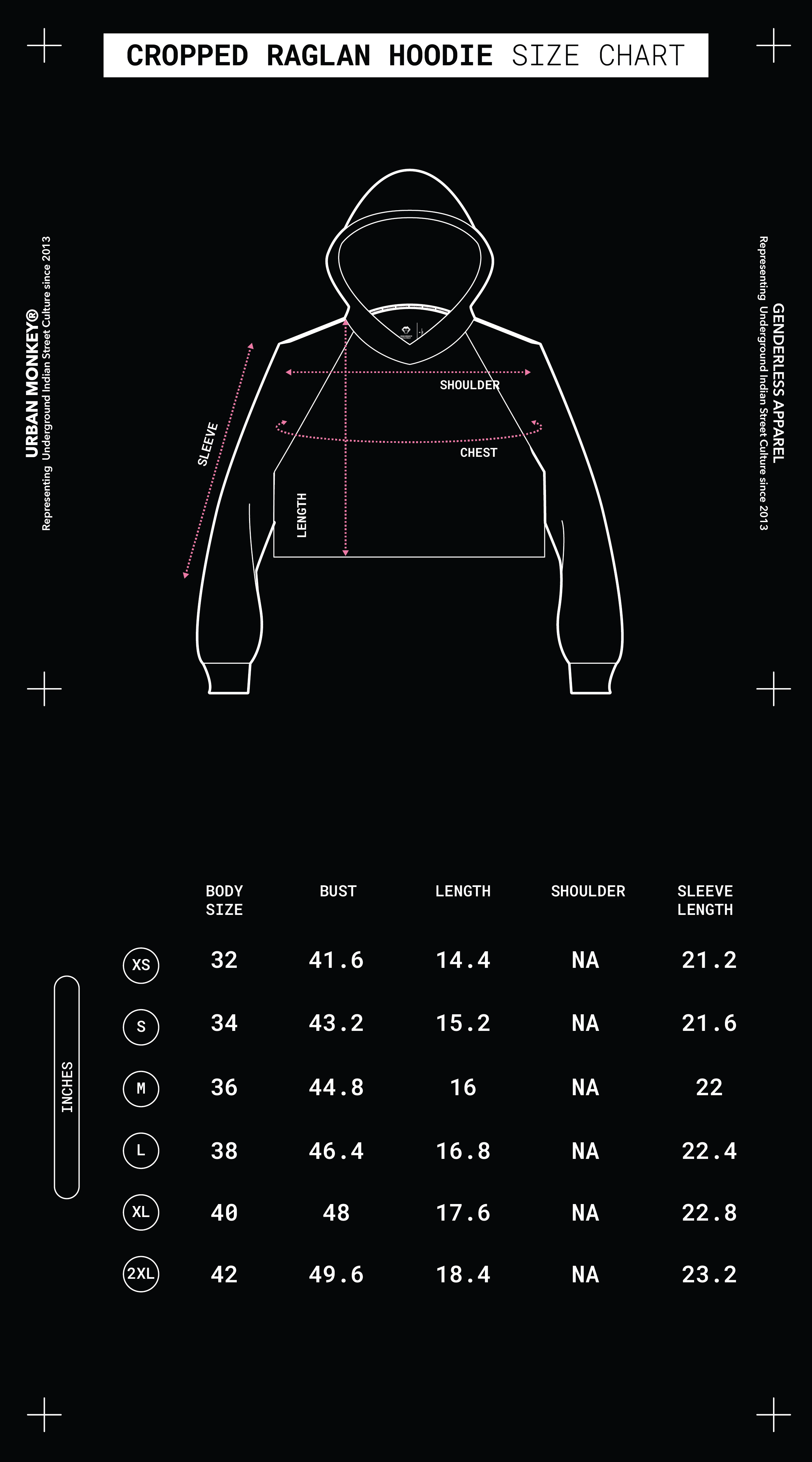 Size Chart Mobile Image