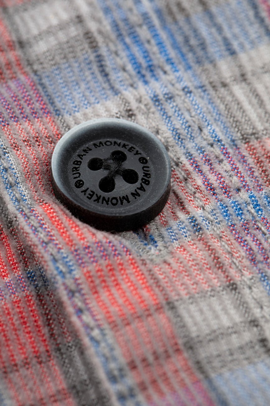 Check Corduroy Shirt 006 // regular fit - Urban Monkey® - UM24_SH_001H_S