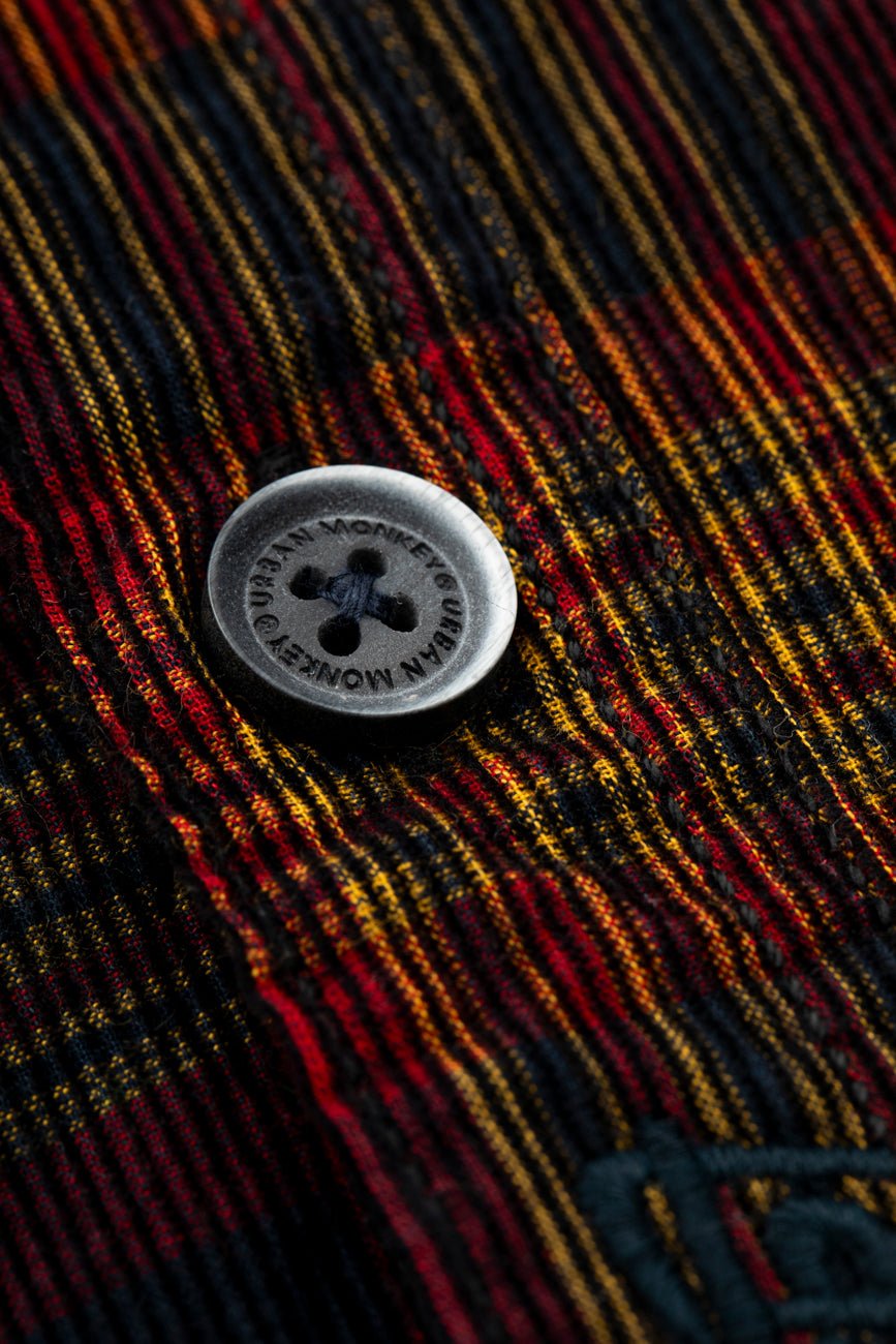 Check Corduroy Shirt 007 // regular fit - Urban Monkey® - UM24_SH_001G_S