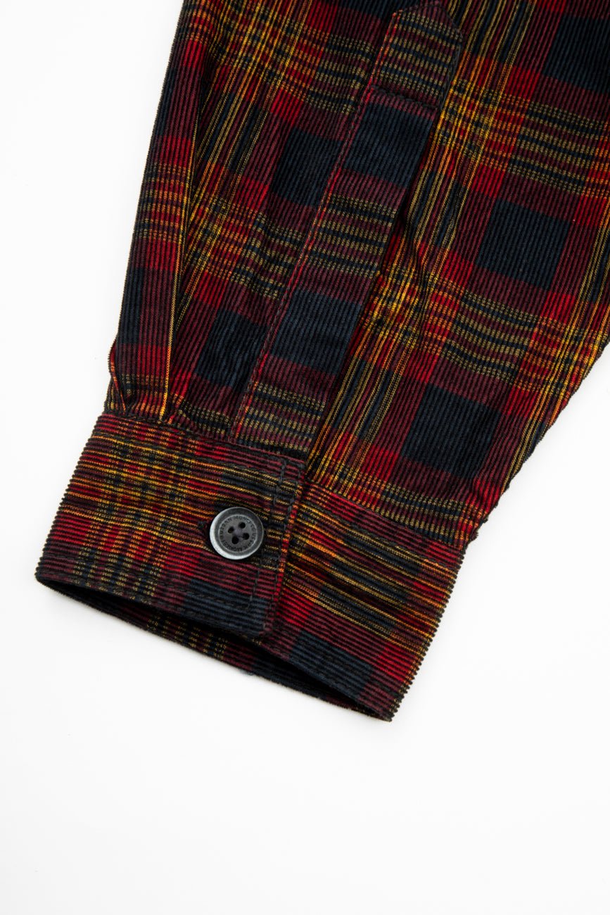 Check Corduroy Shirt 007 // regular fit - Urban Monkey® - UM24_SH_001G_S