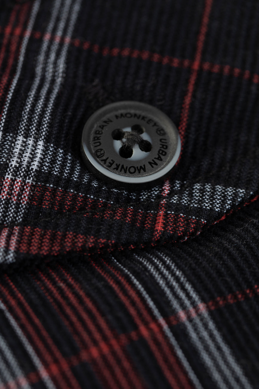 Check Corduroy Shirt 011 // regular fit Urban Monkey®