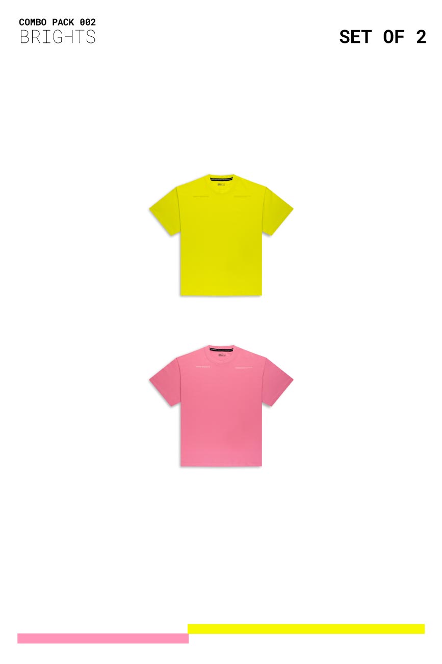 Pack of 2 Core T-shirts // brights