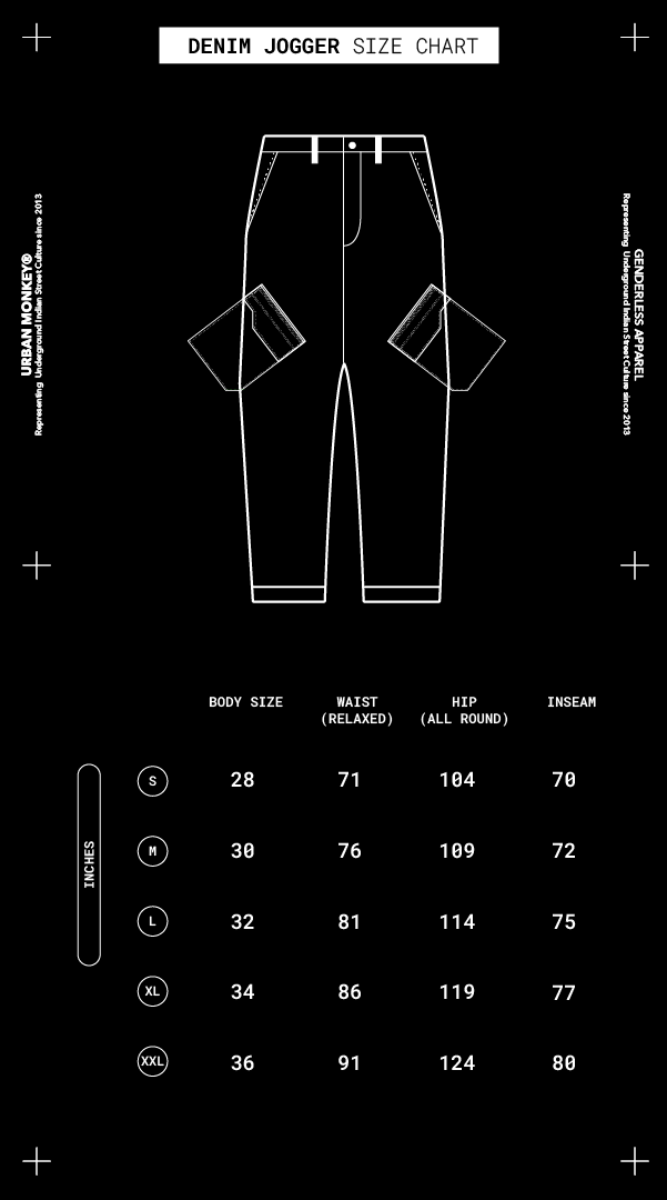 Size Chart Mobile Image