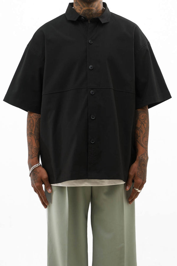 Zip Pocket Shirt // Black