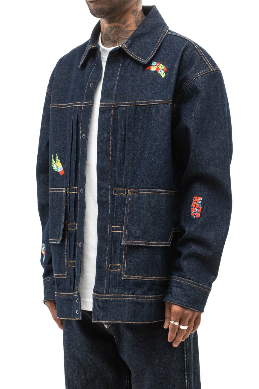 Buy Denim Jacket // 001 Apparel Online – Urban Monkey®