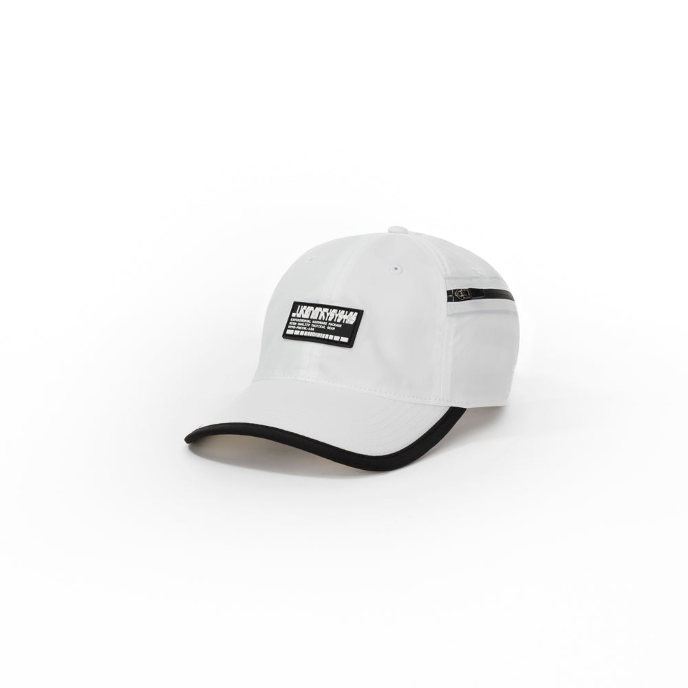 Foldable outdoor cap with pocket // white Urban Monkey®