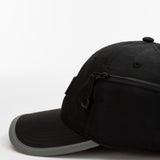 Foldable Outdoor Cap with Pocket // Black Urban Monkey®