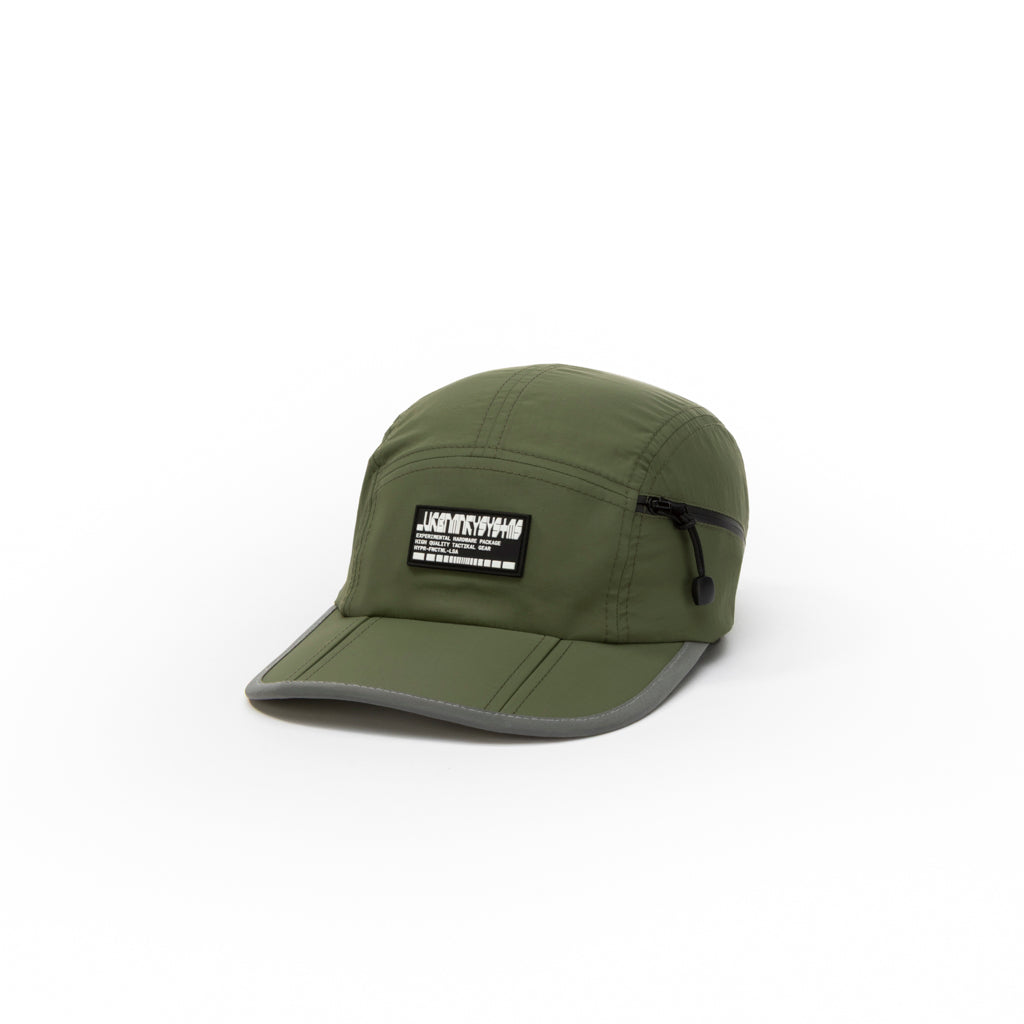 Foldable Outdoor Cap with Pocket // Olive Urban Monkey®