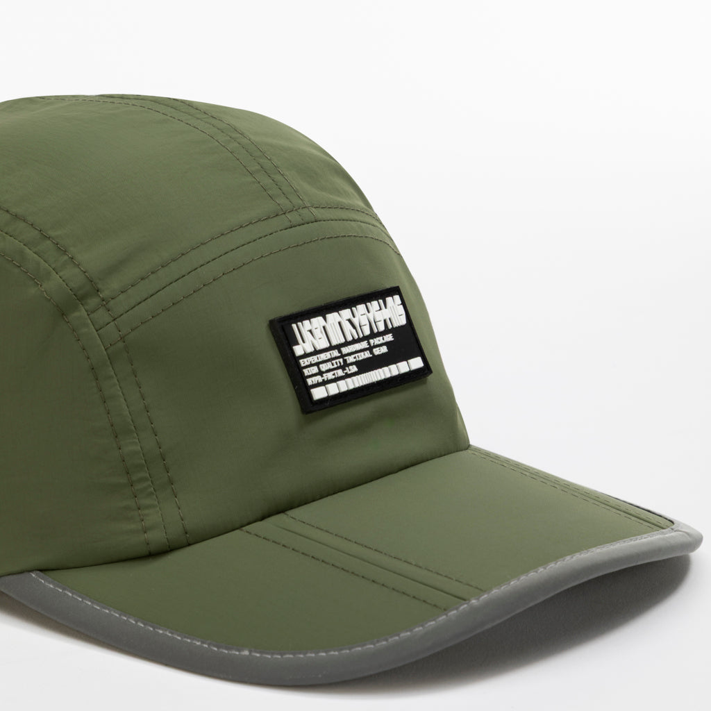 Foldable Outdoor Cap with Pocket // Olive Urban Monkey®
