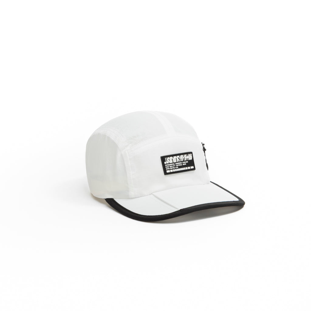 Foldable Outdoor Cap with Pocket // White Urban Monkey®