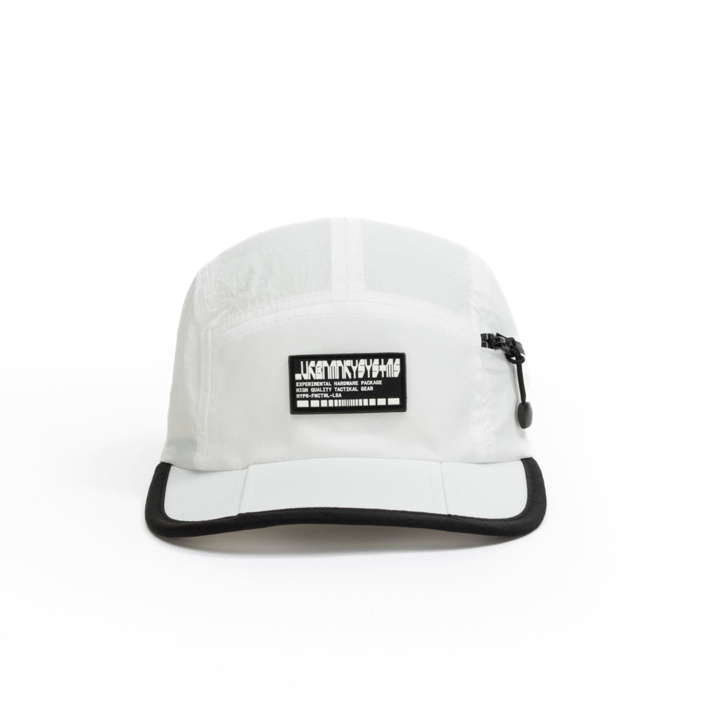 Foldable Outdoor Cap with Pocket // White Urban Monkey®