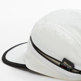 Foldable Outdoor Cap with Pocket // White Urban Monkey®