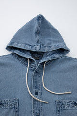 Hooded Denim Shirt Urban Monkey®
