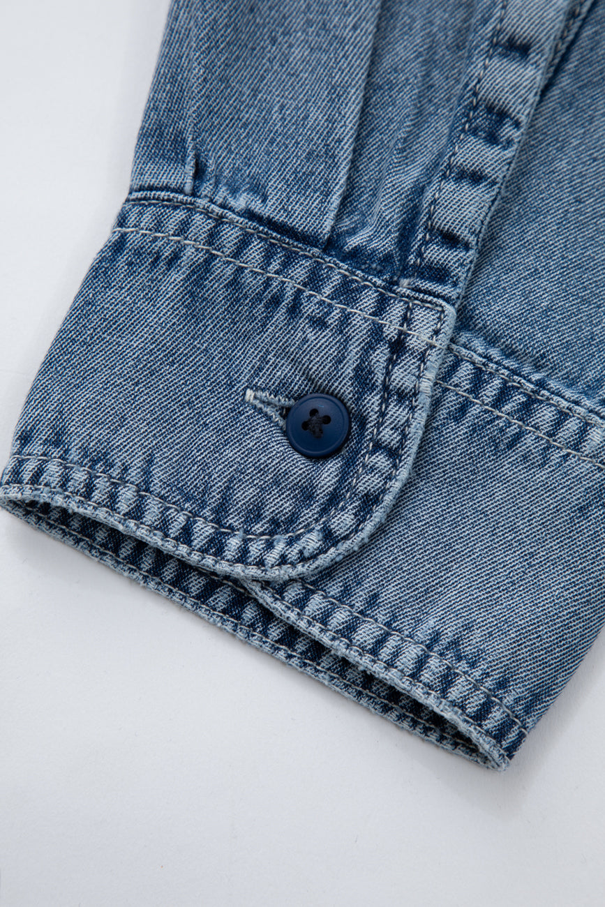 Hooded Denim Shirt Urban Monkey®