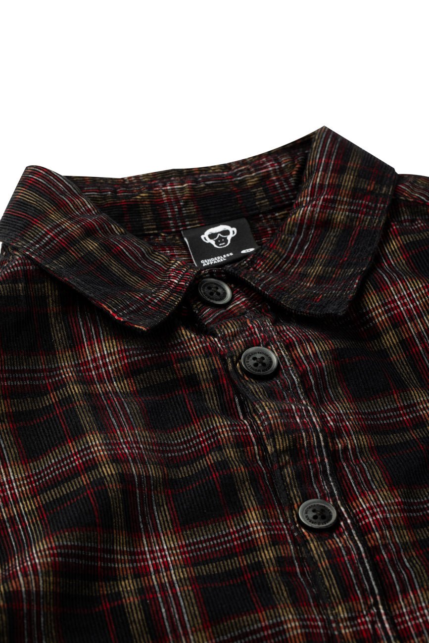 Check Corduroy Shirt 002 // regular fit - Urban Monkey® - UM23A_SH_001C_S