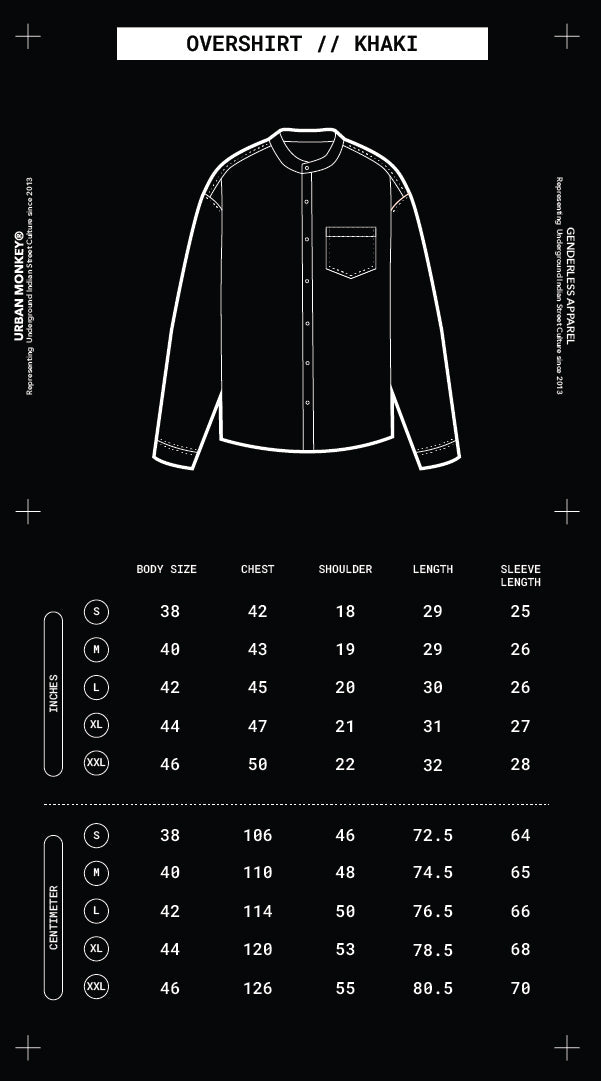 Size Chart Mobile Image