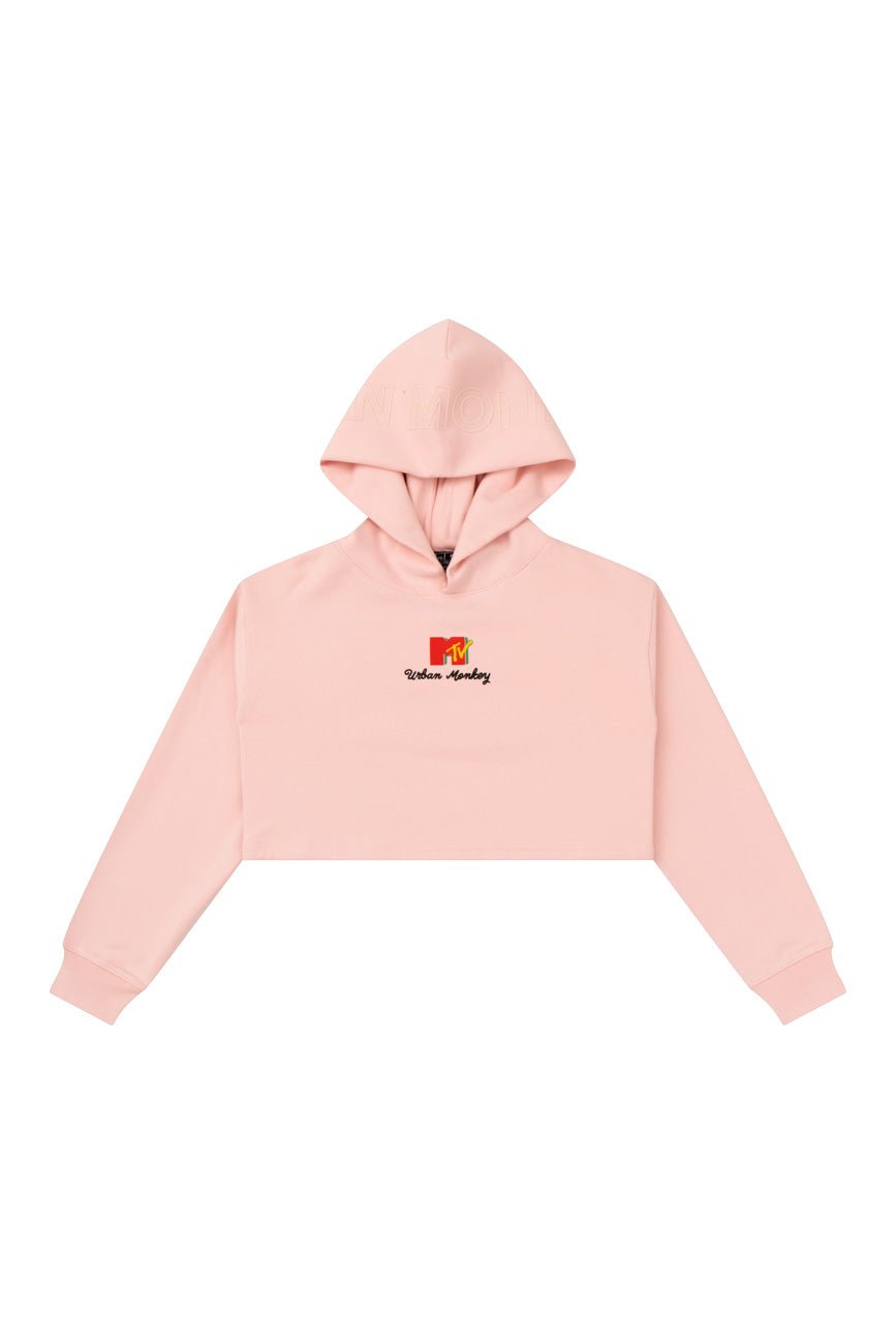 Flow Cropped Hoodie_MTV x Urban Monkey - Urban Monkey® - UM24A_MTV_H05_XS