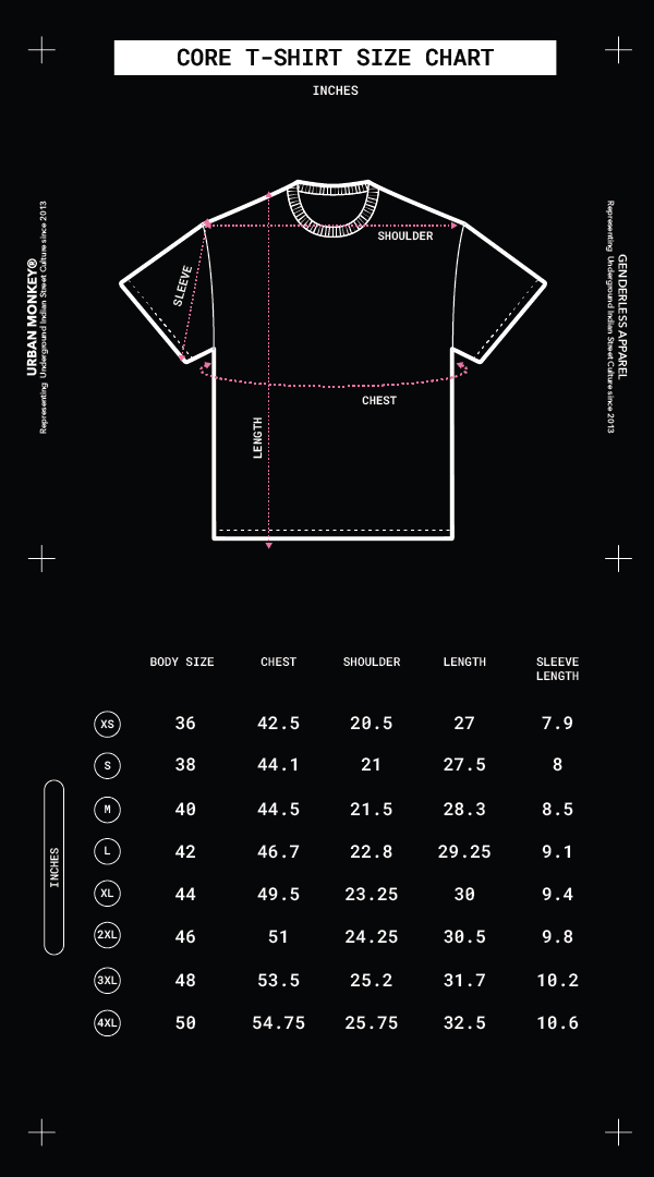 Size Chart Mobile Image