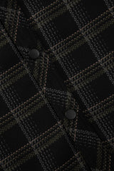 Plaid Long Sleeve Shirt // Black Urban Monkey®