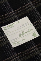 Plaid Long Sleeve Shirt // Black Urban Monkey®