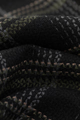 Plaid Long Sleeve Shirt // Black Urban Monkey®